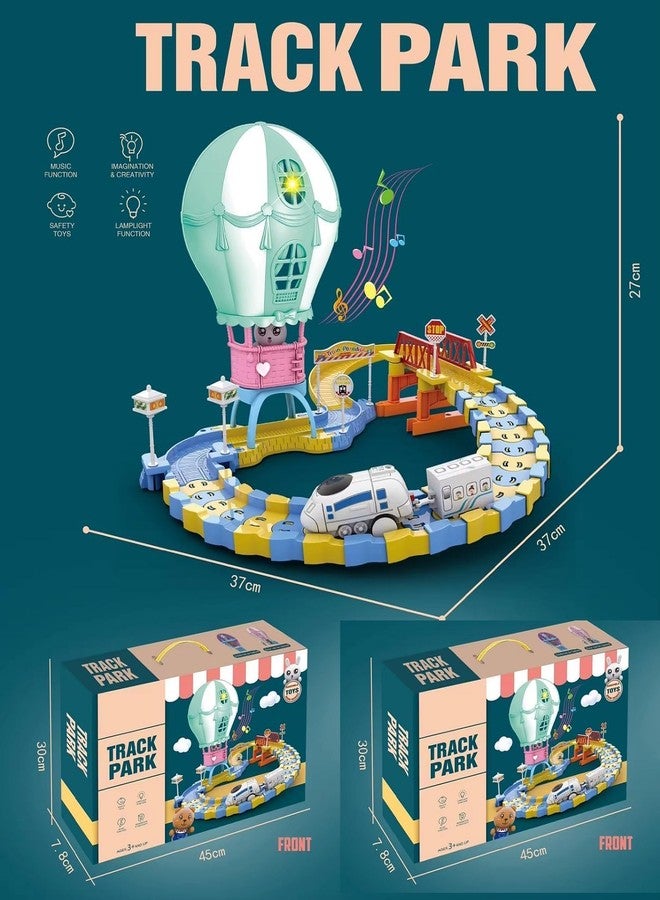 SKYBUCKET Hot Air Balloon Orbit Park tracklectric trainetoys for Kids - Image 3